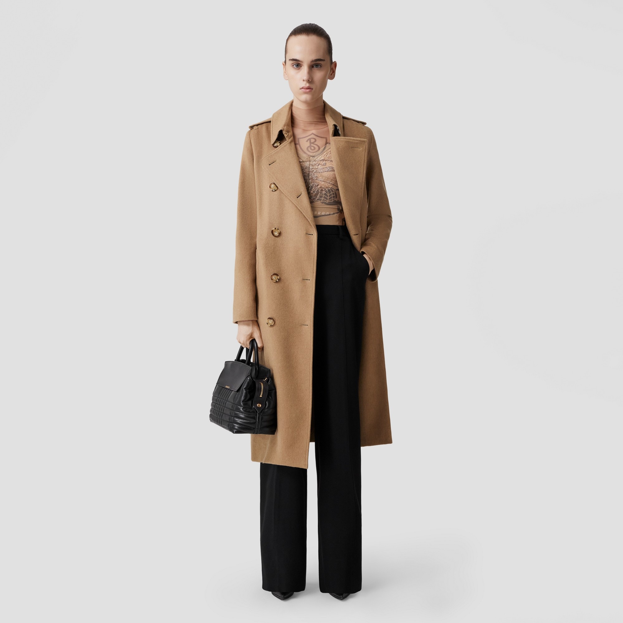 Cashmere Kensington Trench Coat - 8
