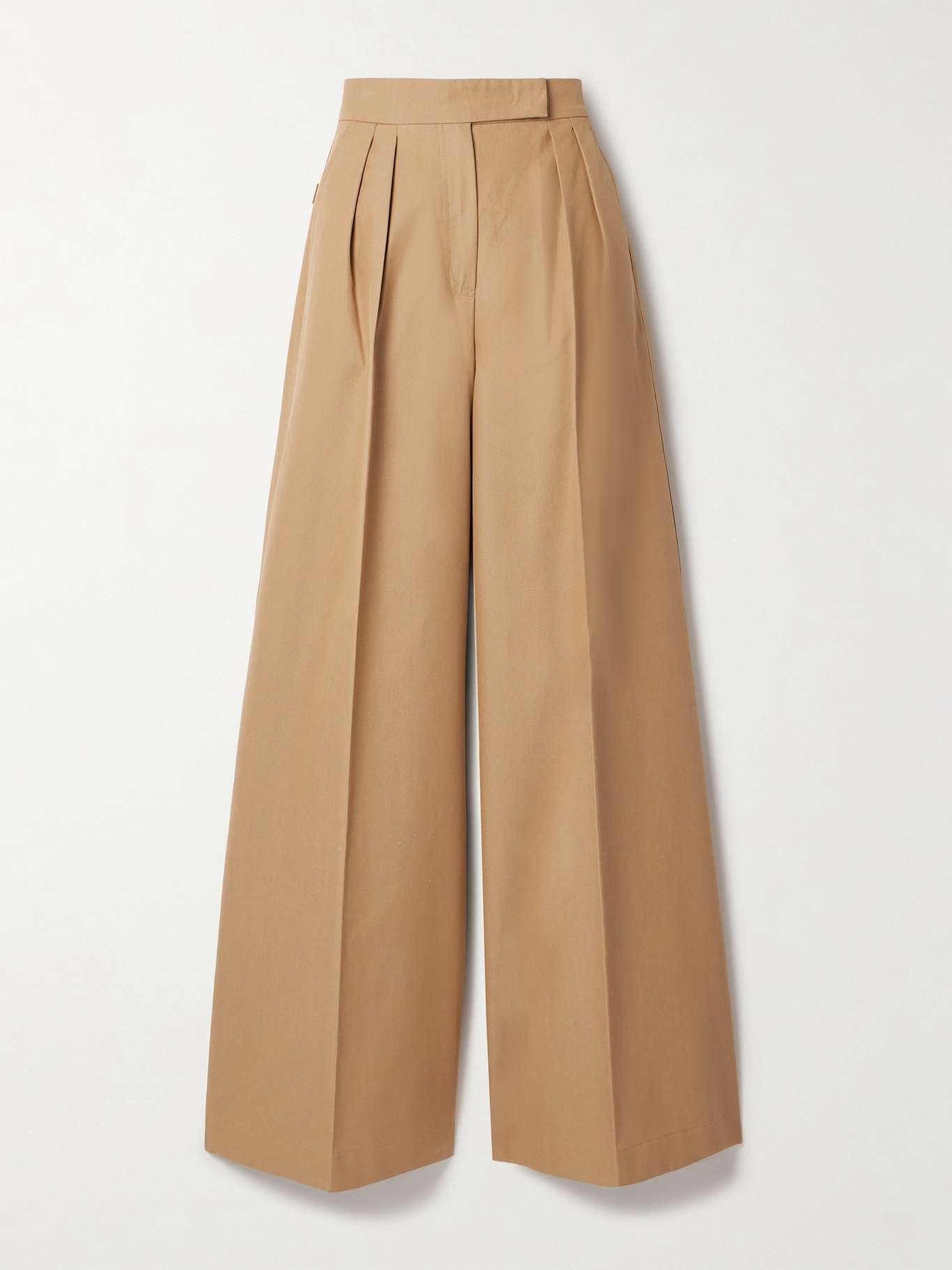 Corte pleated cotton-canvas wide-leg pants - 1