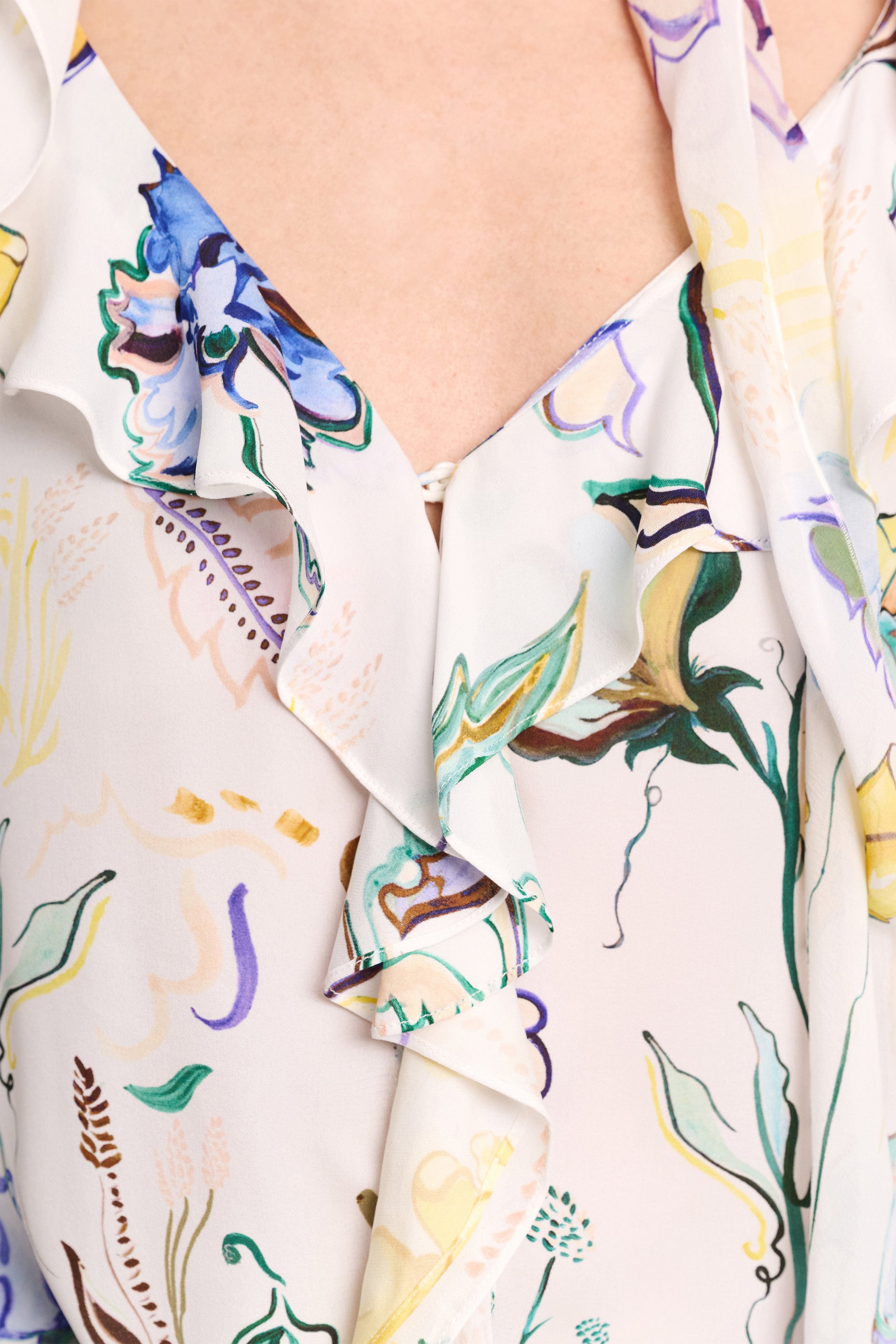 FLORAL TWIST blouse - 7