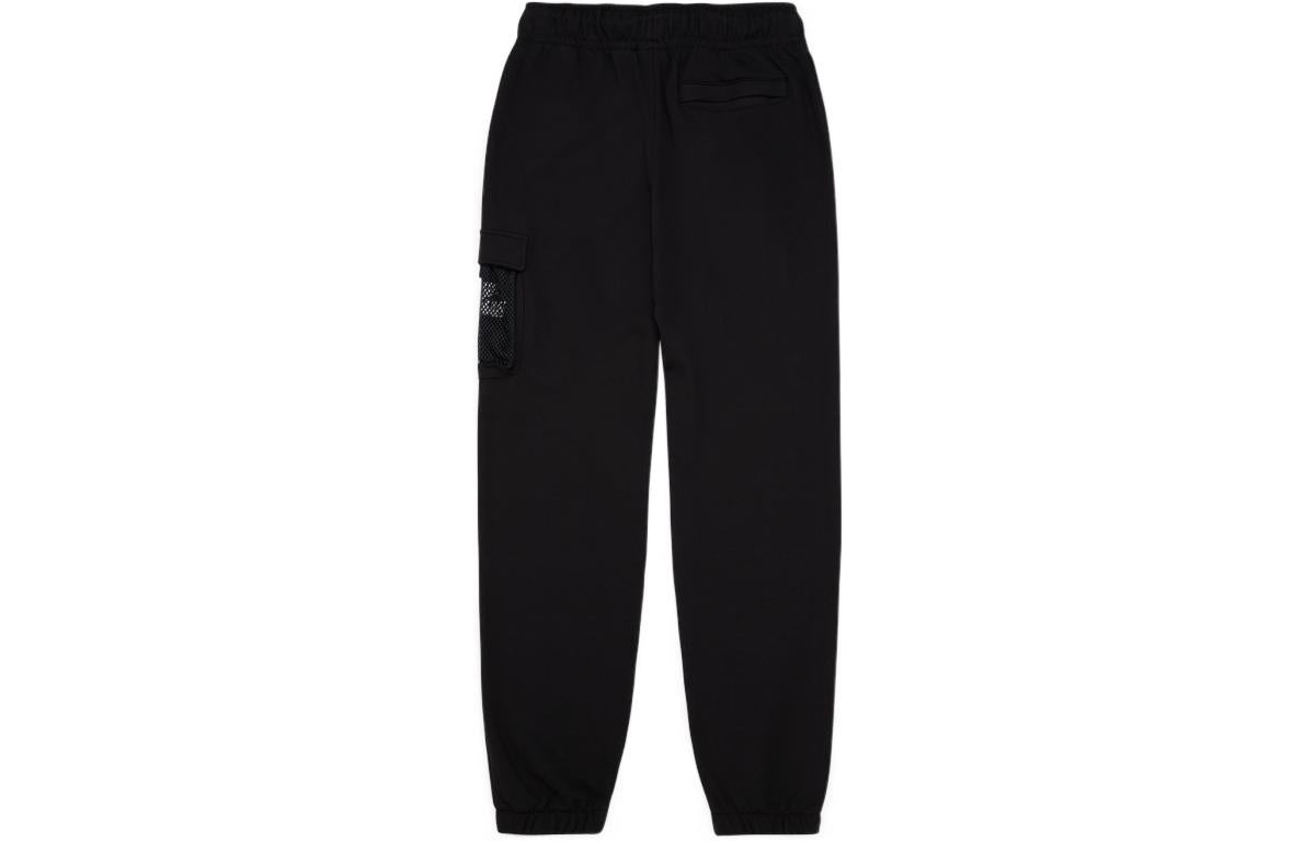 Air Jordan Jumpman Solid Color Mesh Big Pocket Breathable Lacing Sports Pants Black DM1401-010 - 2