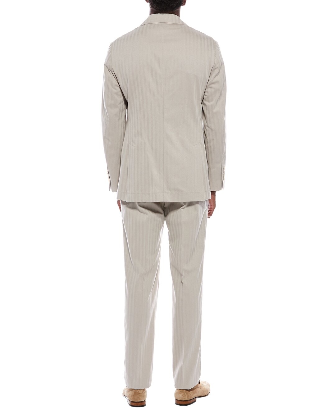 Brunello Cucinelli 2pc Silk-Blend Suit with Pleated Pant - 2