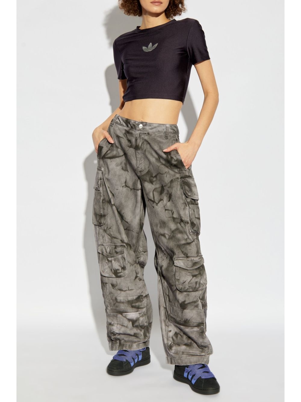 camouflage-print cargo trousers - 2