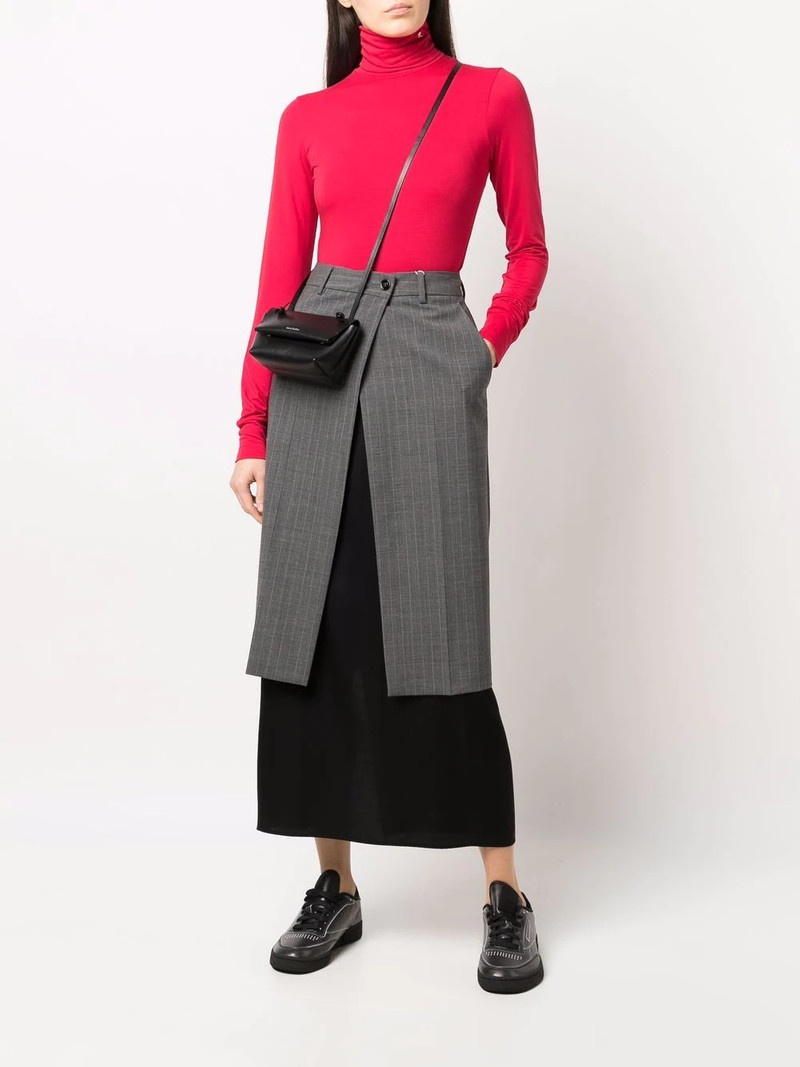 Raf Simons roll-neck jersey top outlook