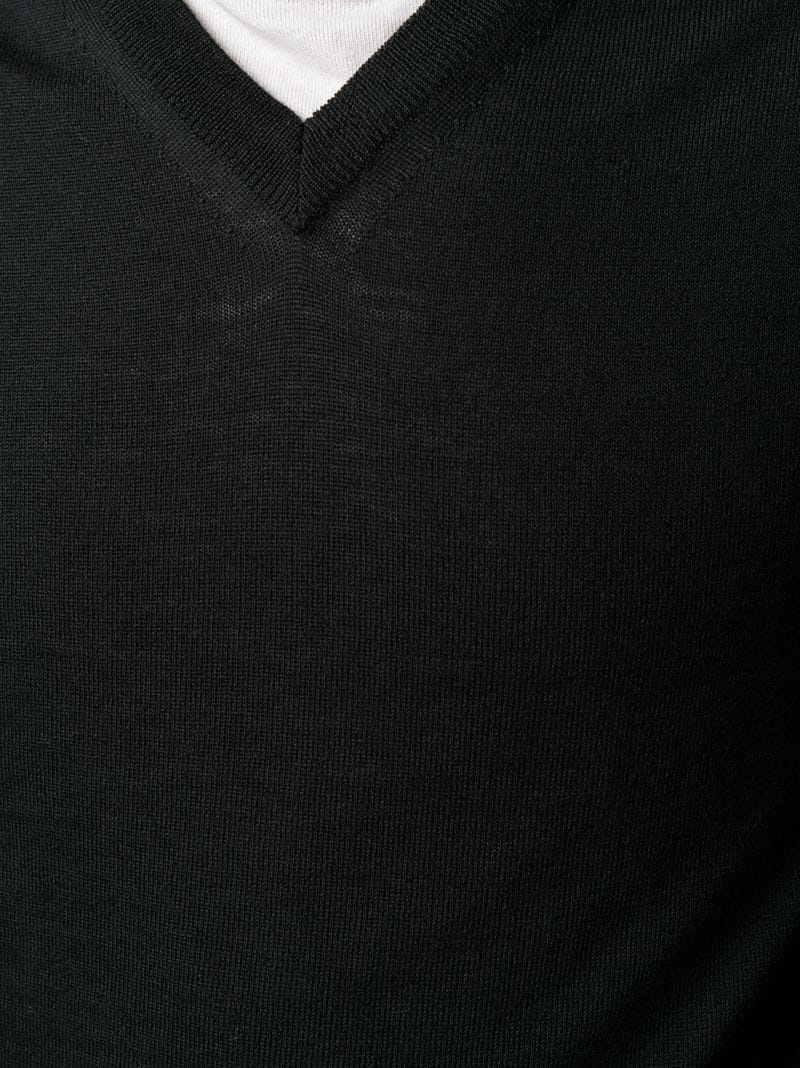fine-knit cotton jumper - 8