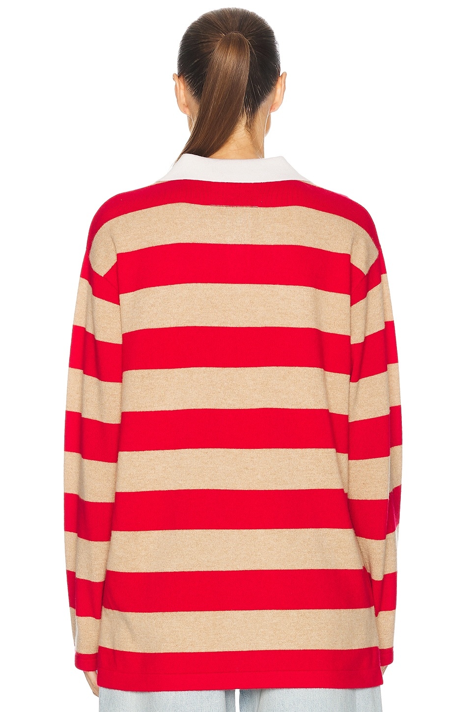 Striped Rugby Cashmere Top - 4