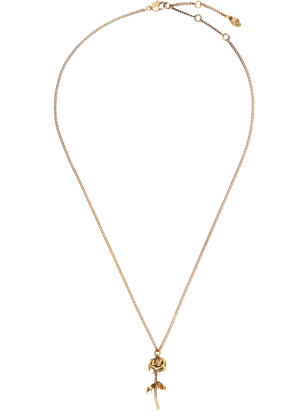 Dipped Rose Necklace - 1