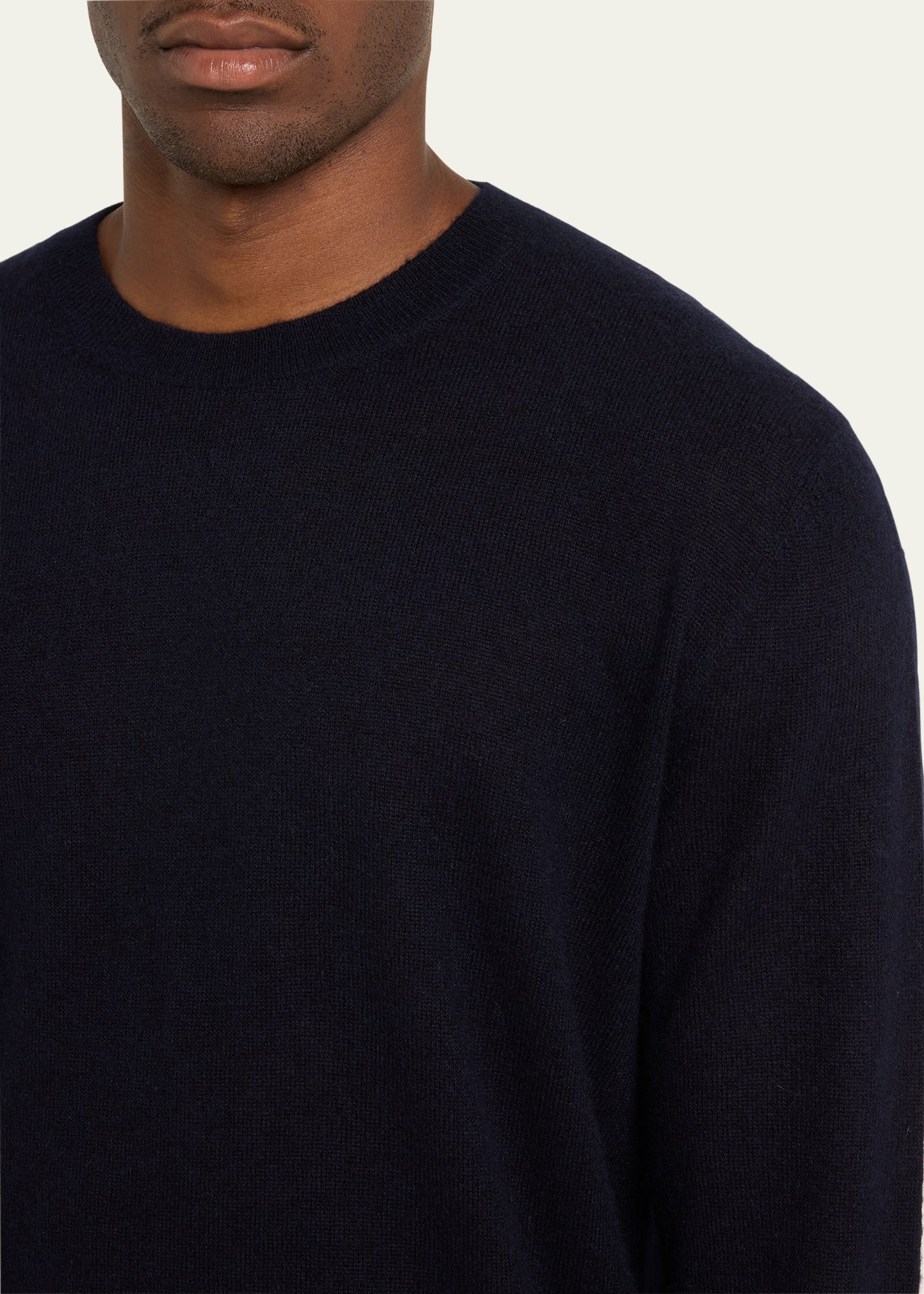 Men's Camino Cashmere and Silk Crewneck Sweater - 5