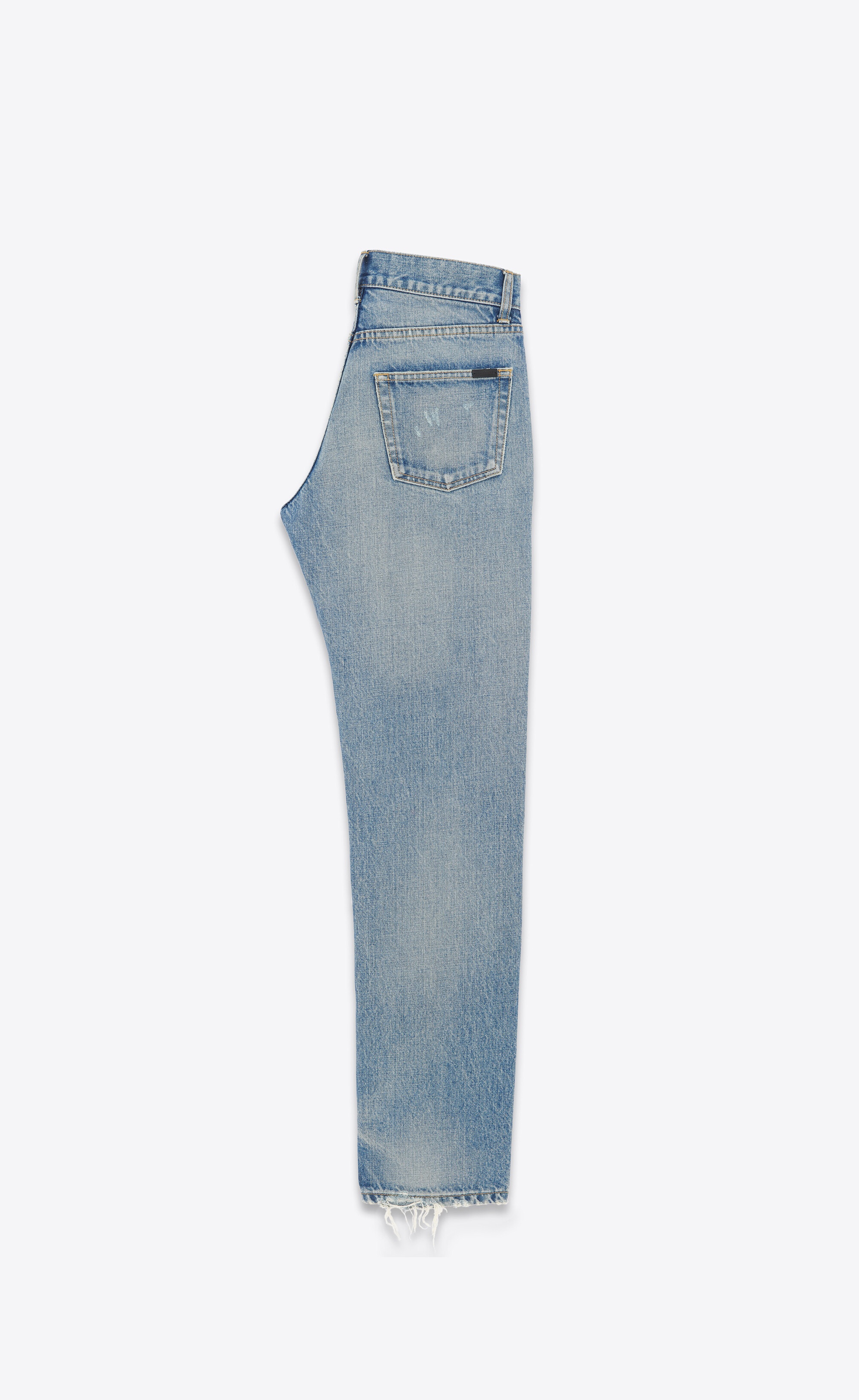 straight-leg jeans in charlotte blue denim - 2