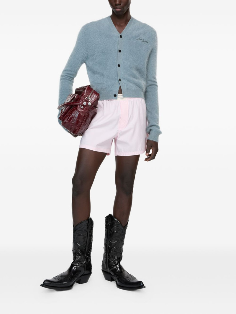 Acne Studios elasticated cotton shorts outlook