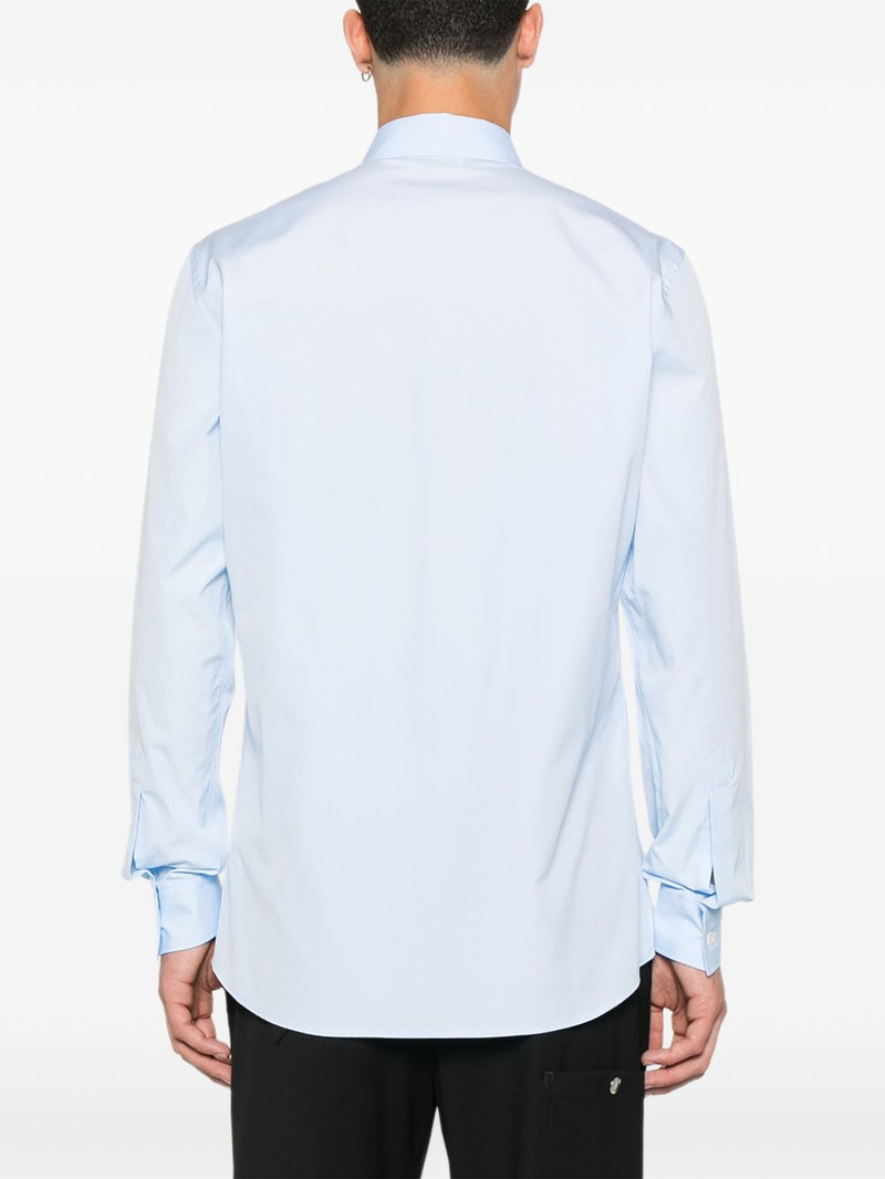 logo-embroidered long-sleeved shirt 4