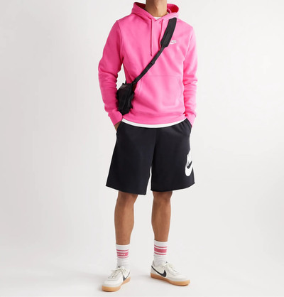 Nike Sportswear Club Fleece-Back Cotton-Blend Jersey Hoodie outlook