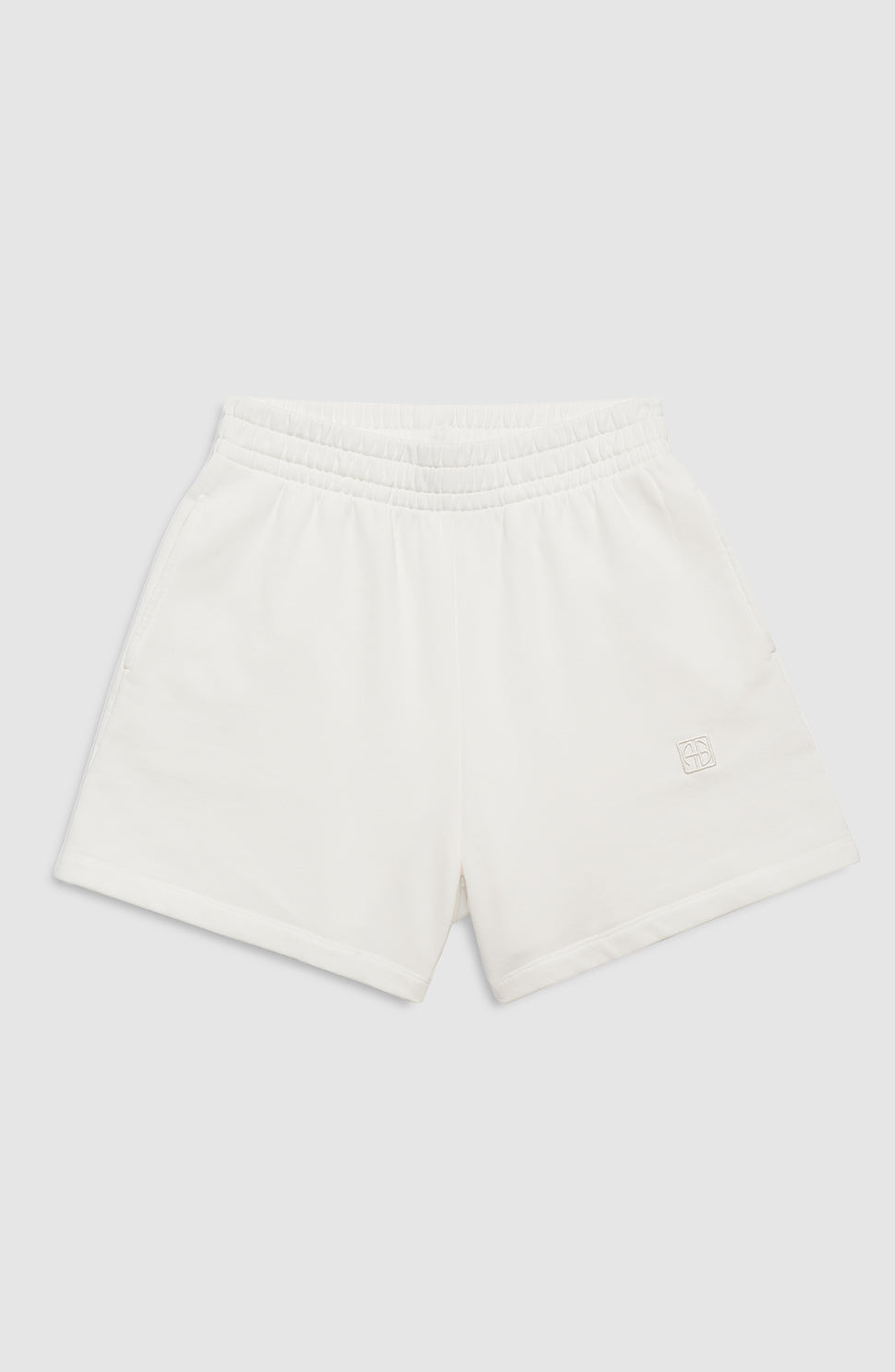 ANINE BING Kam Short Framed Monogram in Off White at Nordstrom - 3