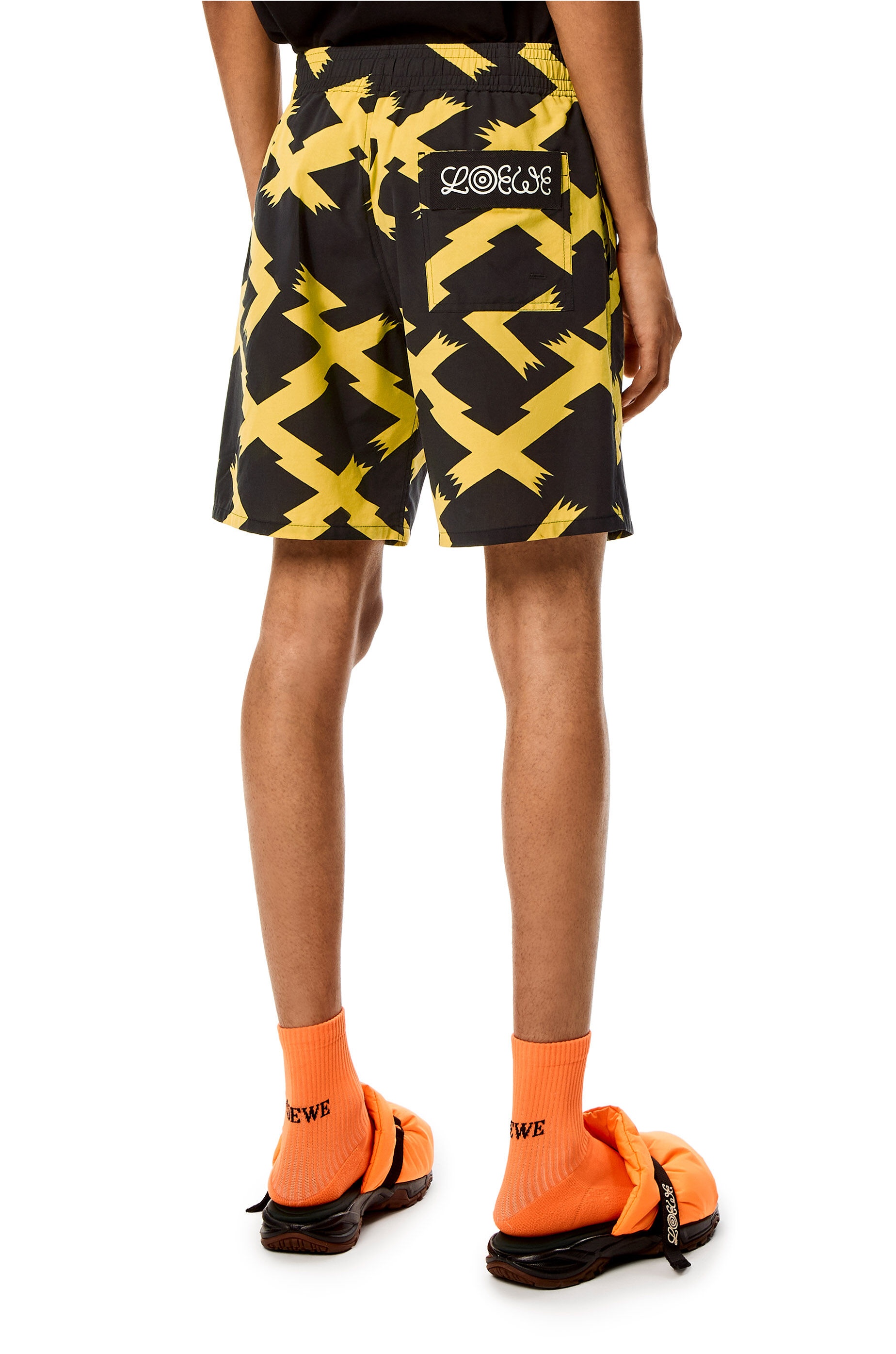 Allover print shorts in cotton - 4