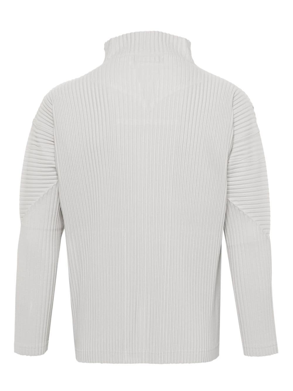 plissé-effect jacket - 2