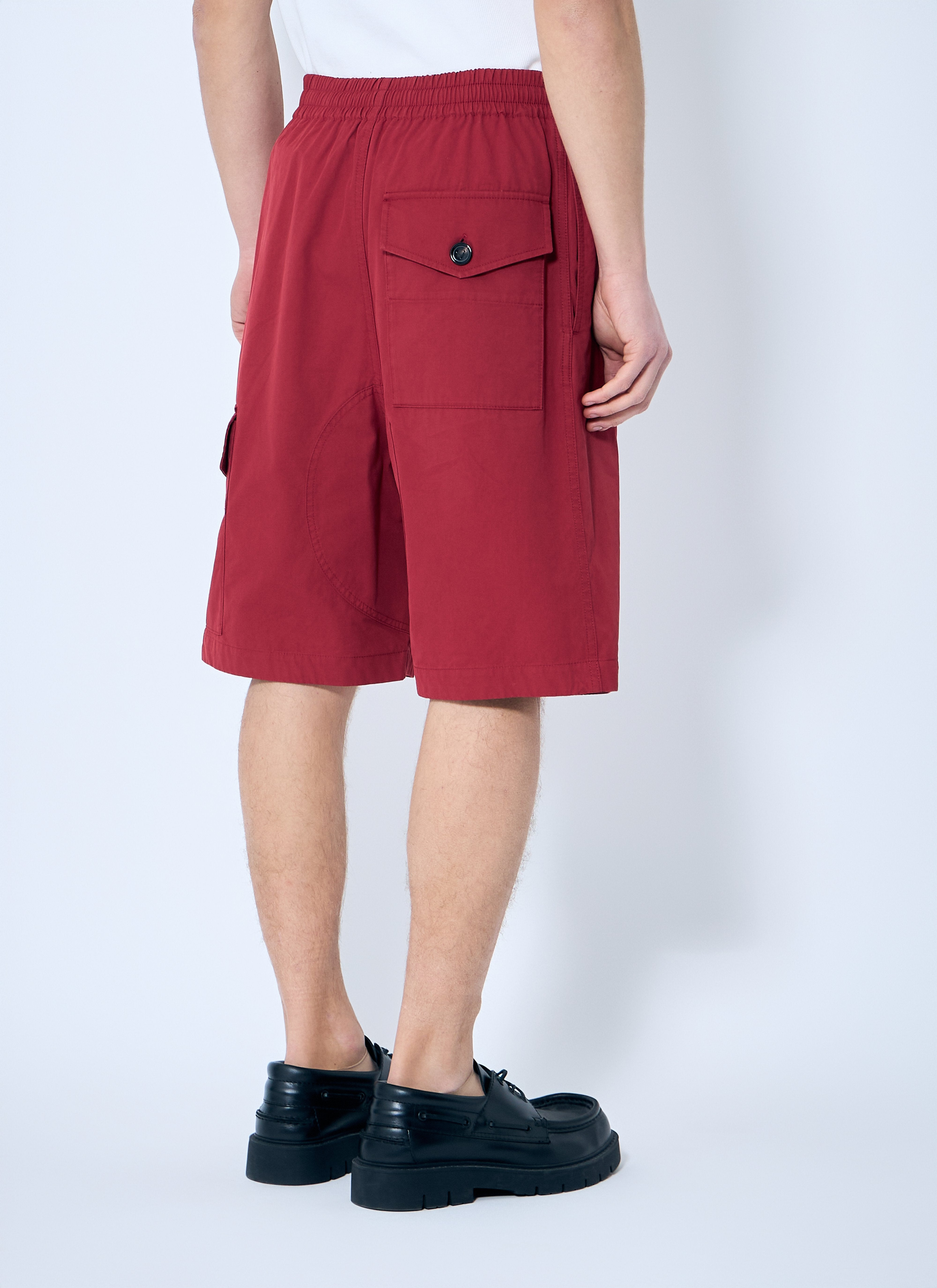 Bottega Veneta Men Light Cotton Twill Shorts - 4