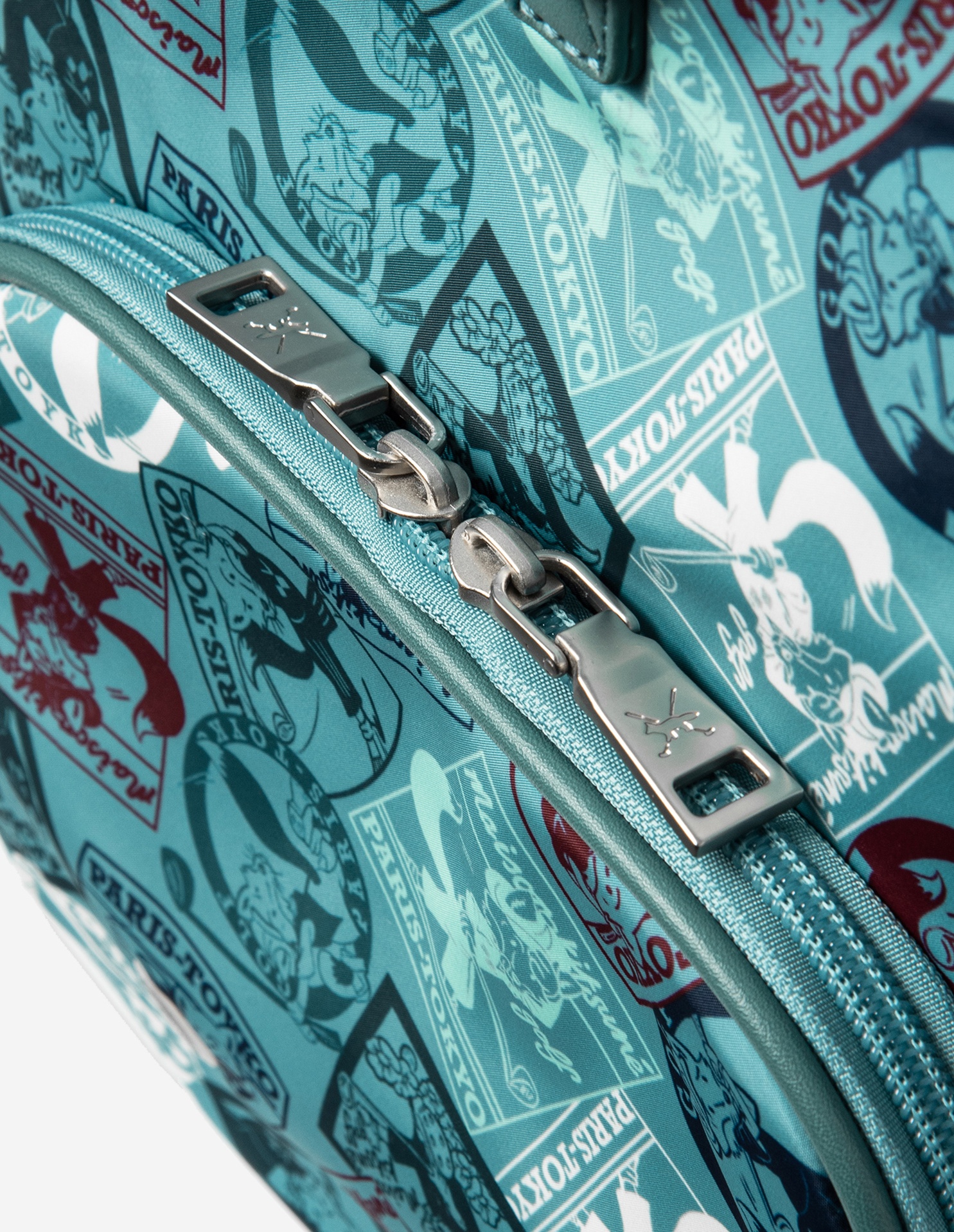 Unisex Stamp Printed Weekender Bag - 8