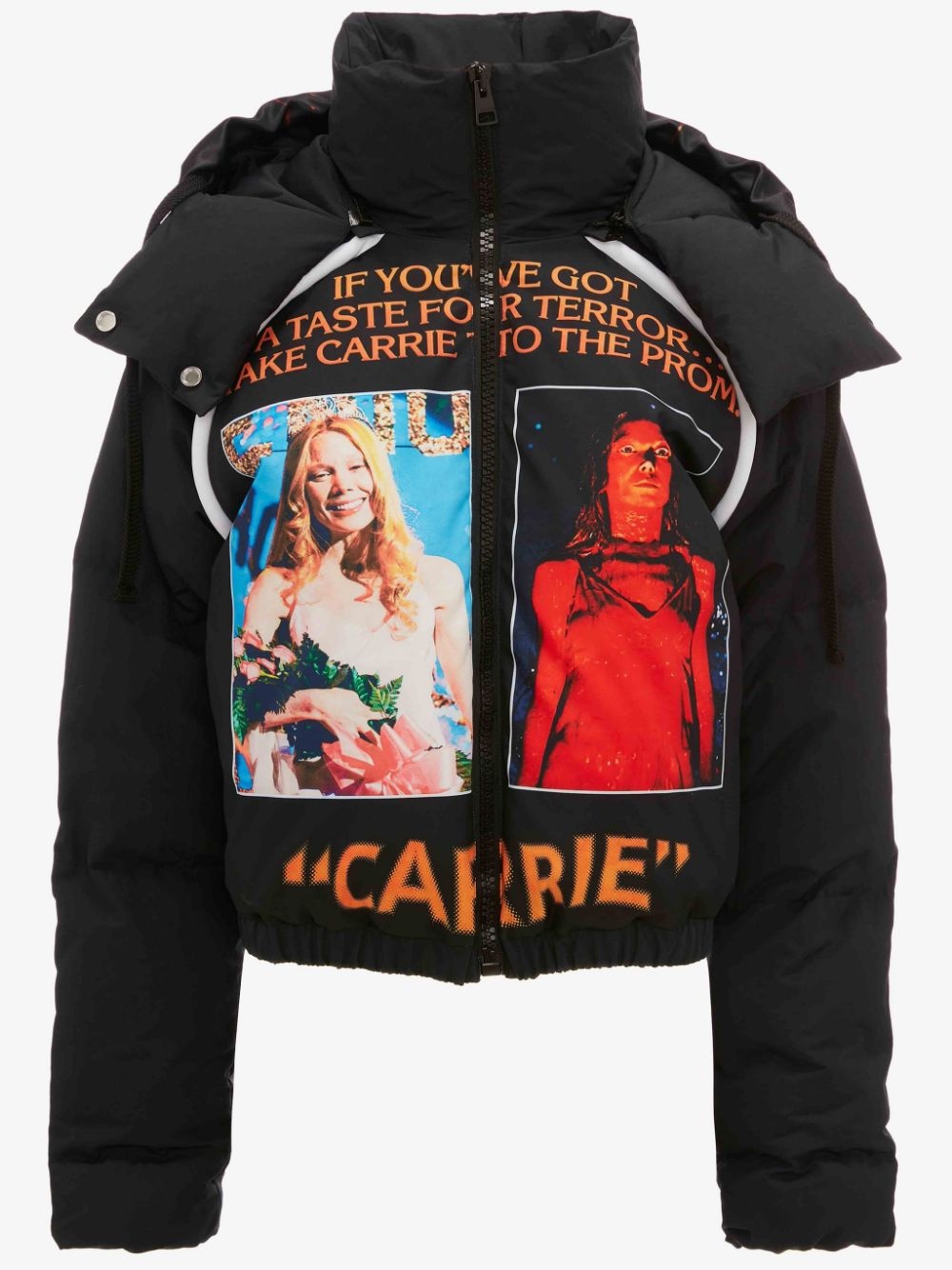 CARRIE - POSTER PRINT PUFFA JACKET - 1