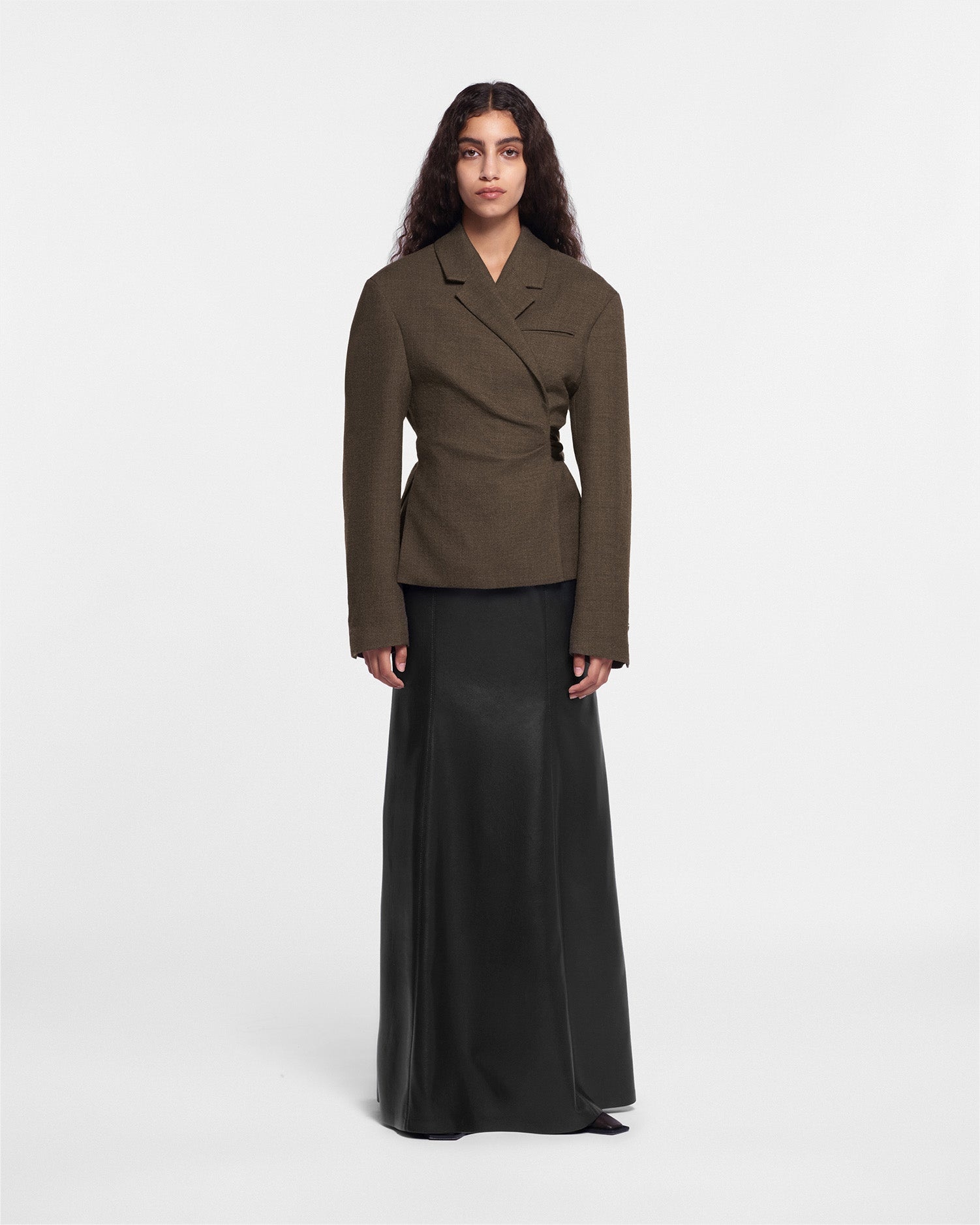 Okobor™ Alt-Leather Maxi Skirt - 2