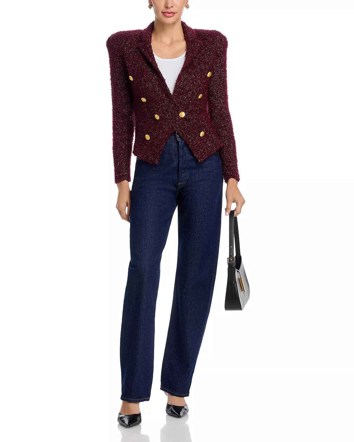 Bethany Knit Double Breasted Blazer - 2