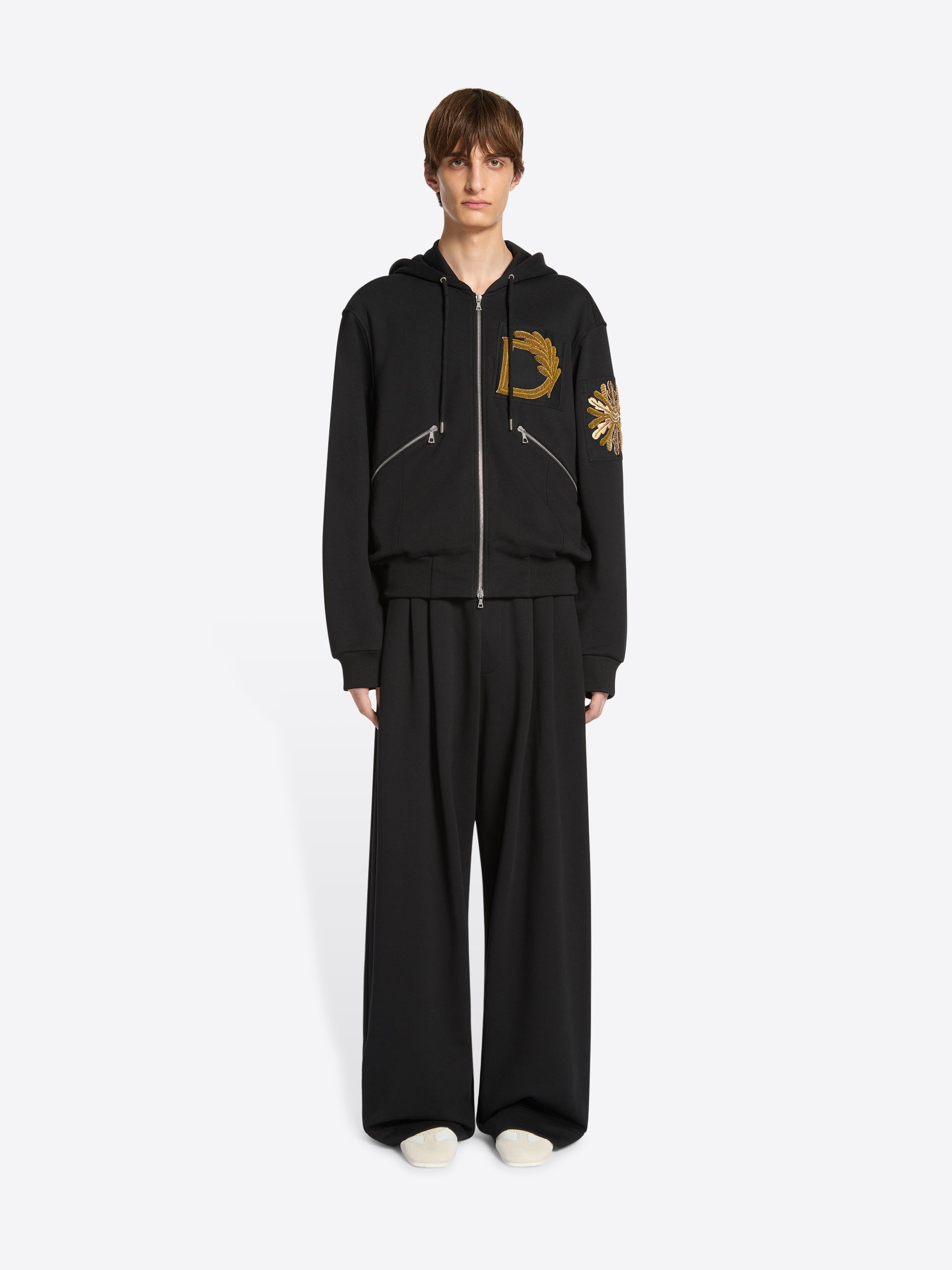 EMBROIDERED HOODIE - 2