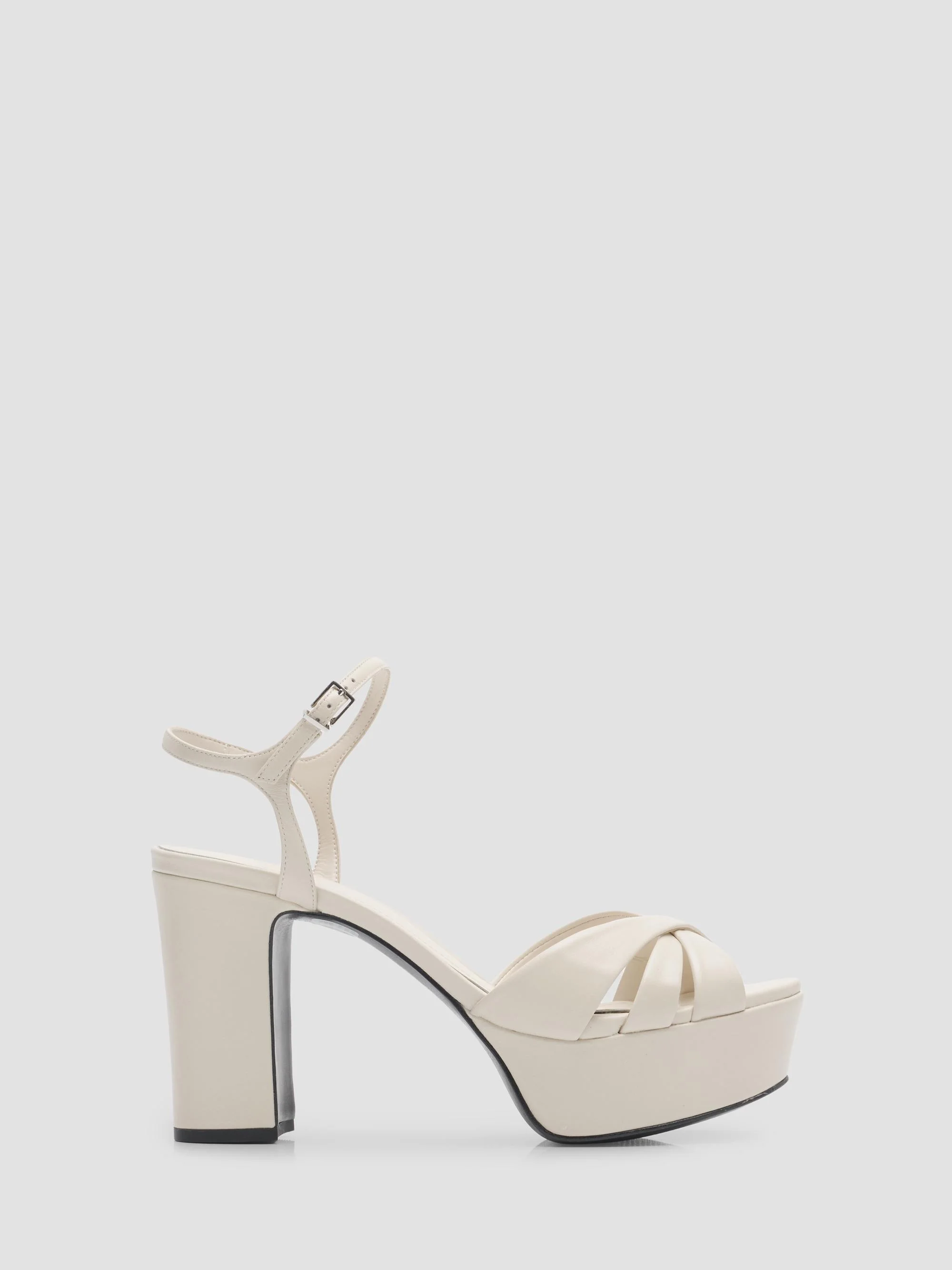 Women's Keefa 100MM Platform Sandals - Sugar White - 1