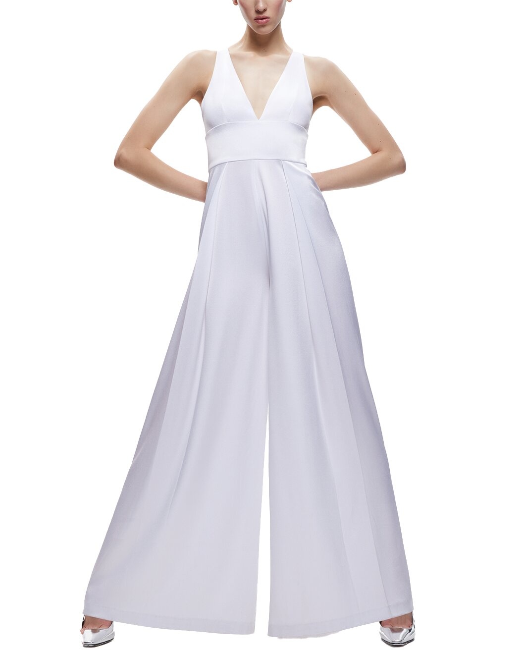 alice + olivia Myrtle Wide Jumpsuit - 2