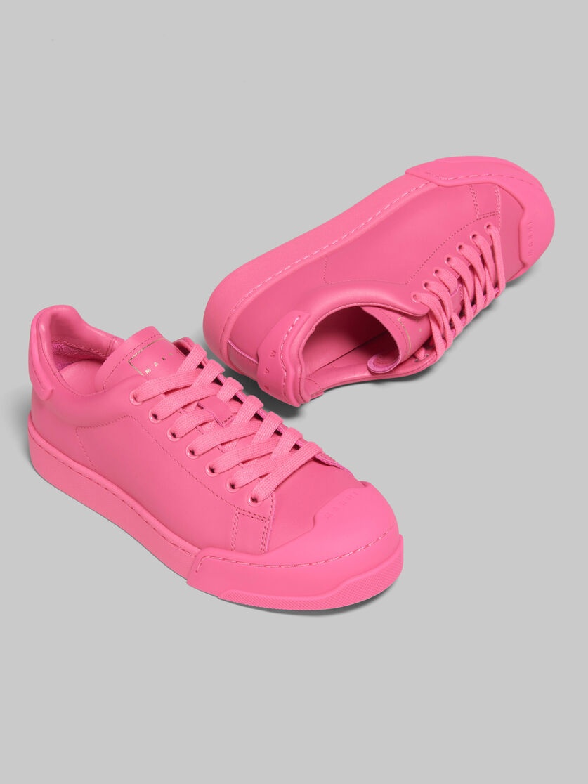 DADA BUMPER SNEAKER IN FUCHSIA LEATHER SNEAKER - 5