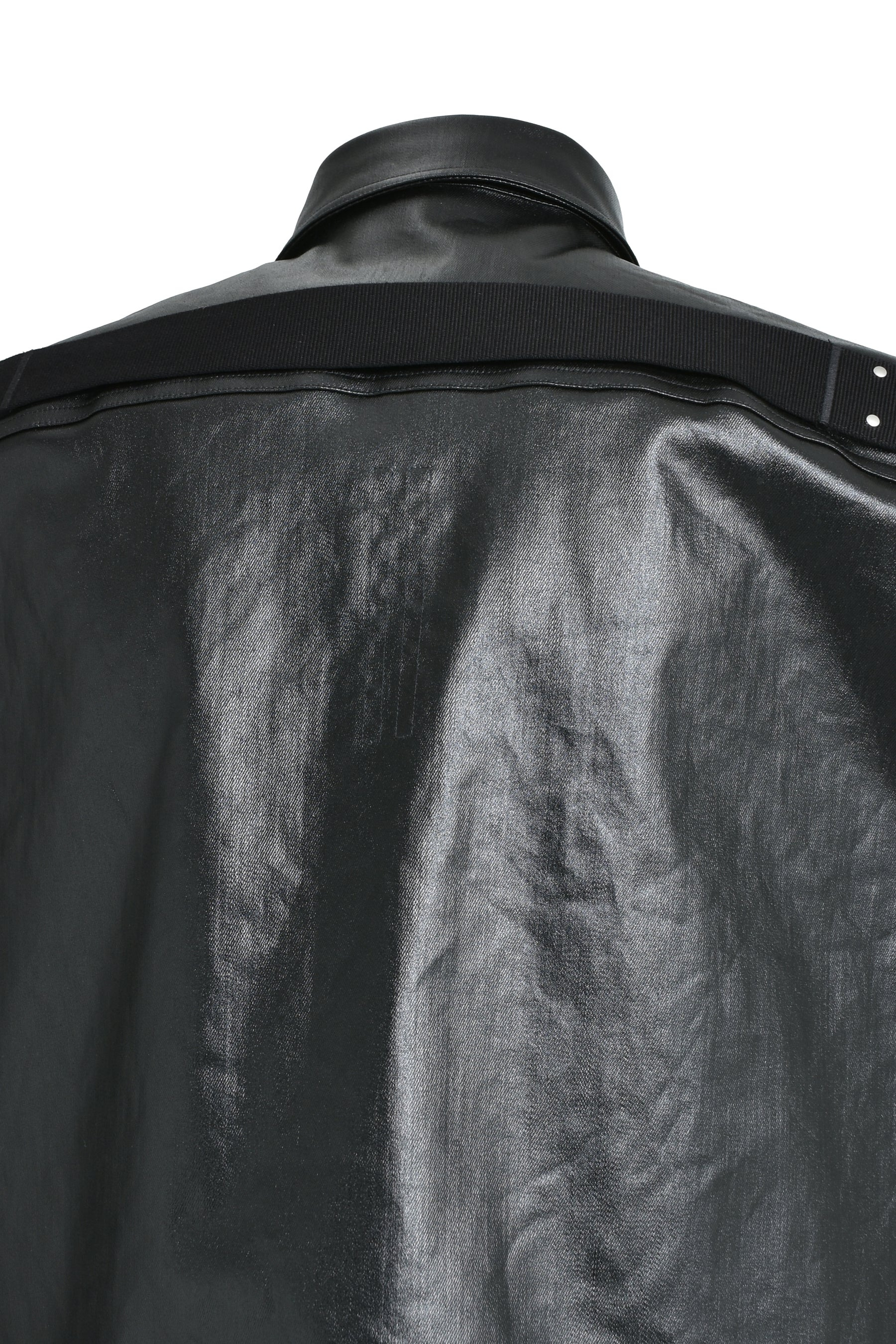 SLEEVELESS JUMBO OUTERSHIRT / BLK - 8