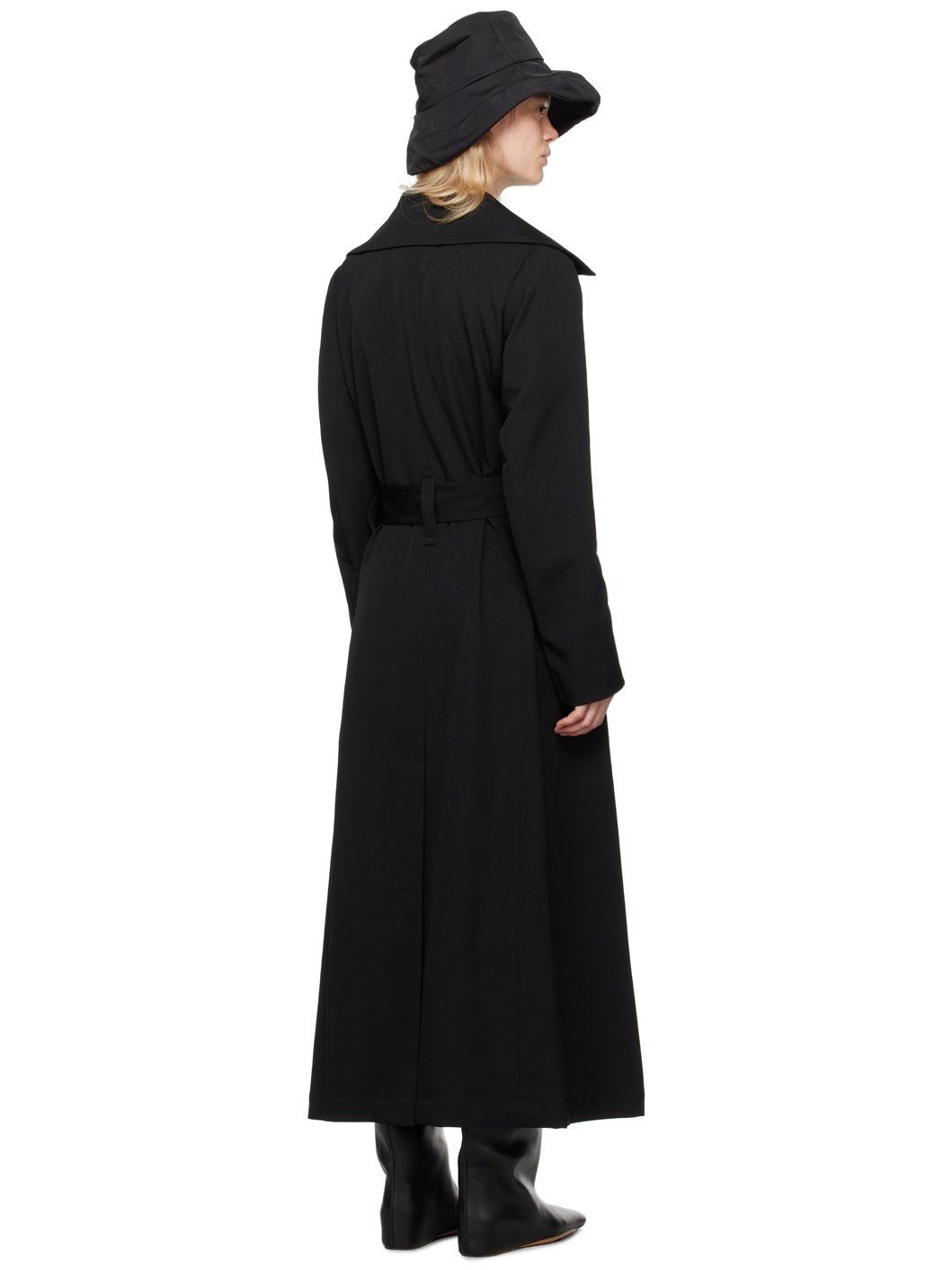 Black R-Basic Coat - 3