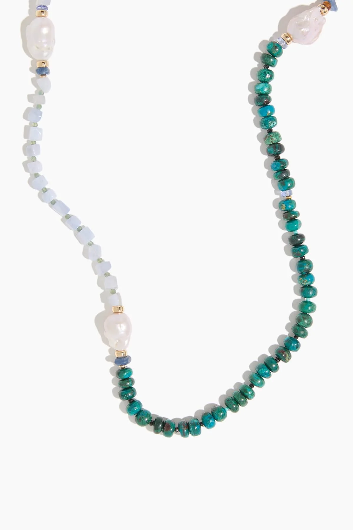 Cabana Necklace in Peacock Multi - 1