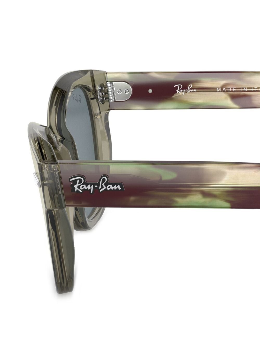 camouflage-pattern wayfarer-frame sunglasses - 3