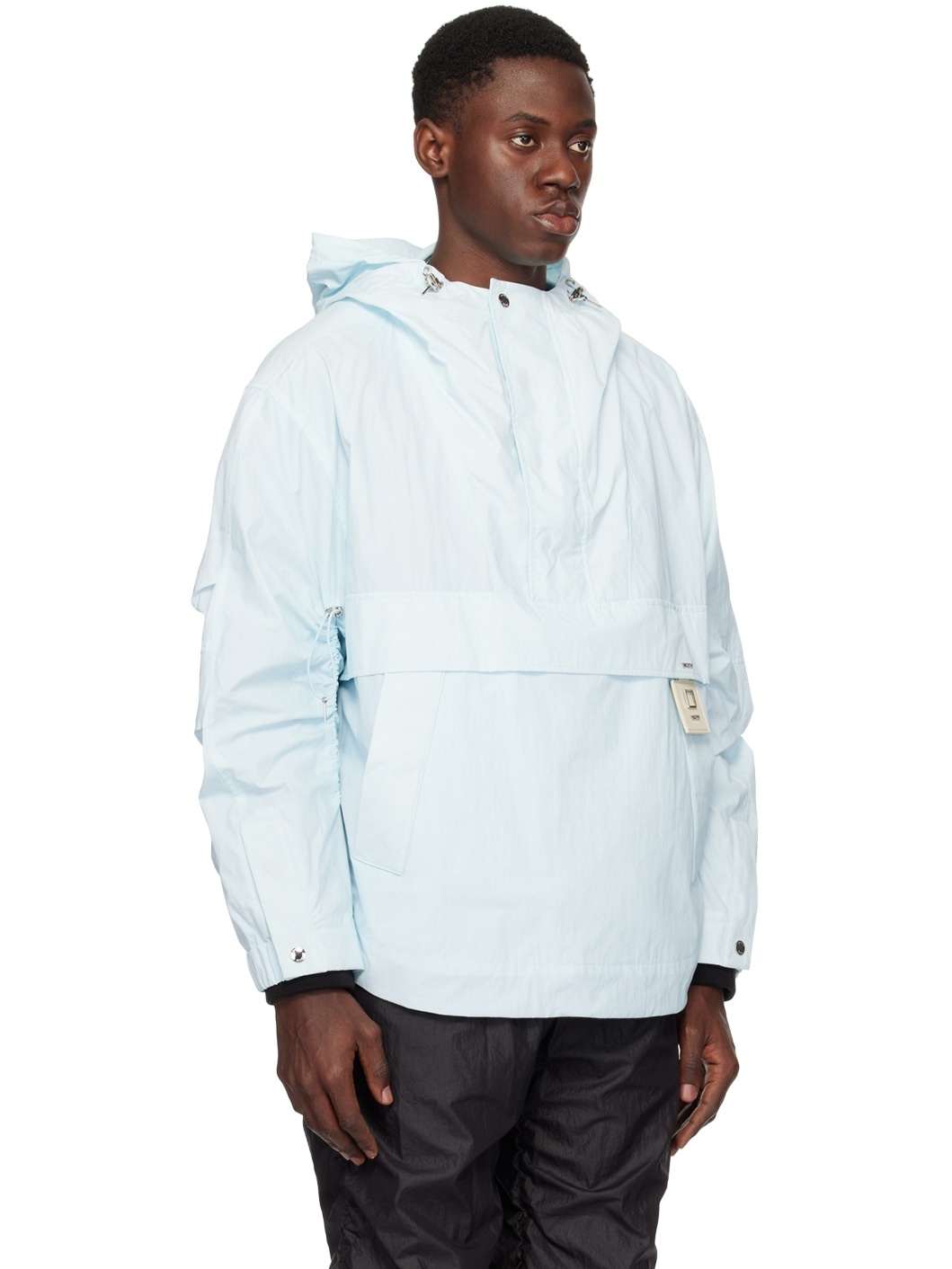 Blue Drawstring Jacket - 2