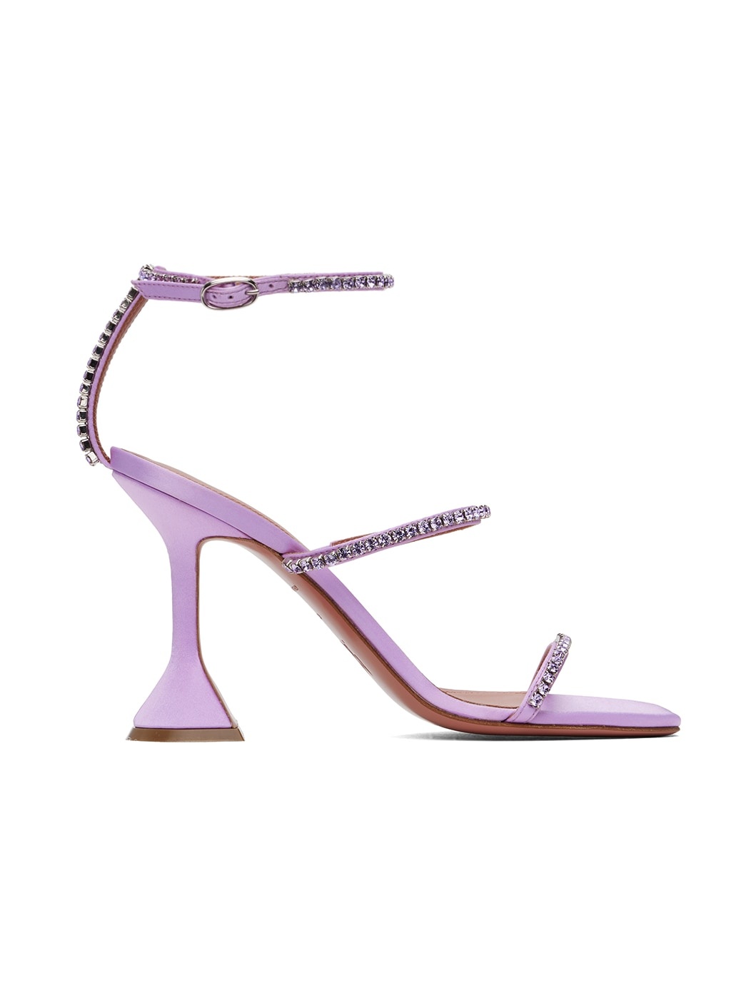 Purple Gilda Heeled Sandals - 1