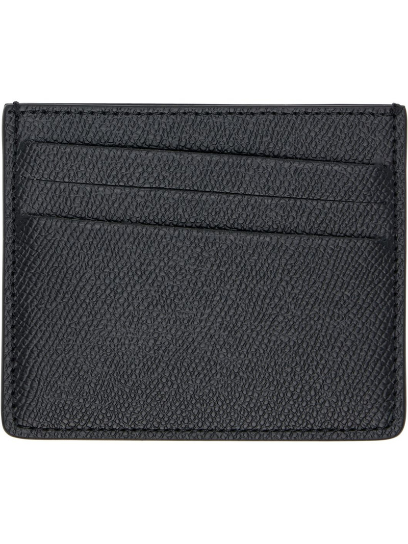 Maison Margiela Black Leather Card Holder outlook