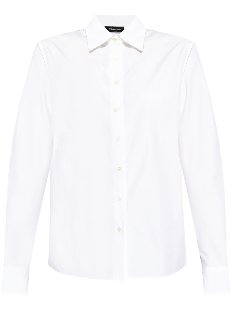 embellished long-sleeved shirt 1