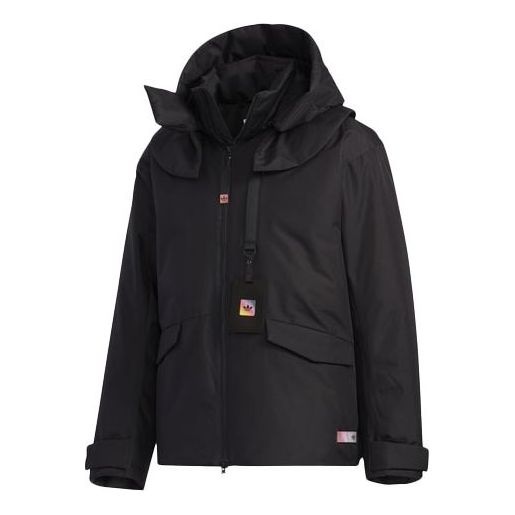 adidas originals Premium Jkt 2 Detachable Multiple Pockets Casual Sports Stay Warm Down Jacket Black - 1