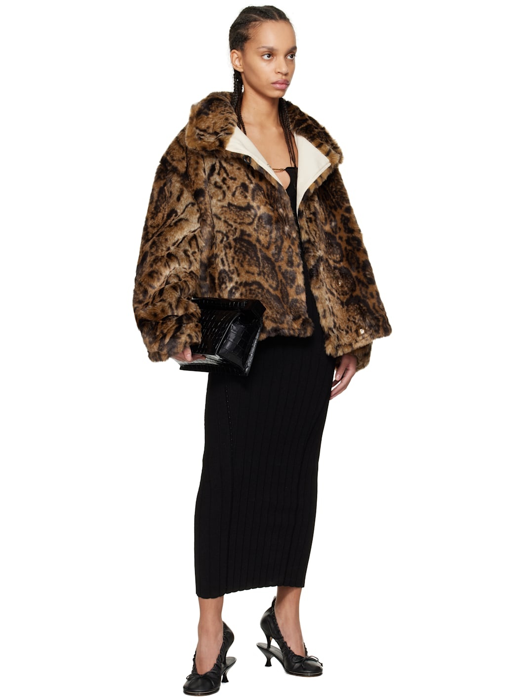 Black 'The Rond Carré' Clutch - 4