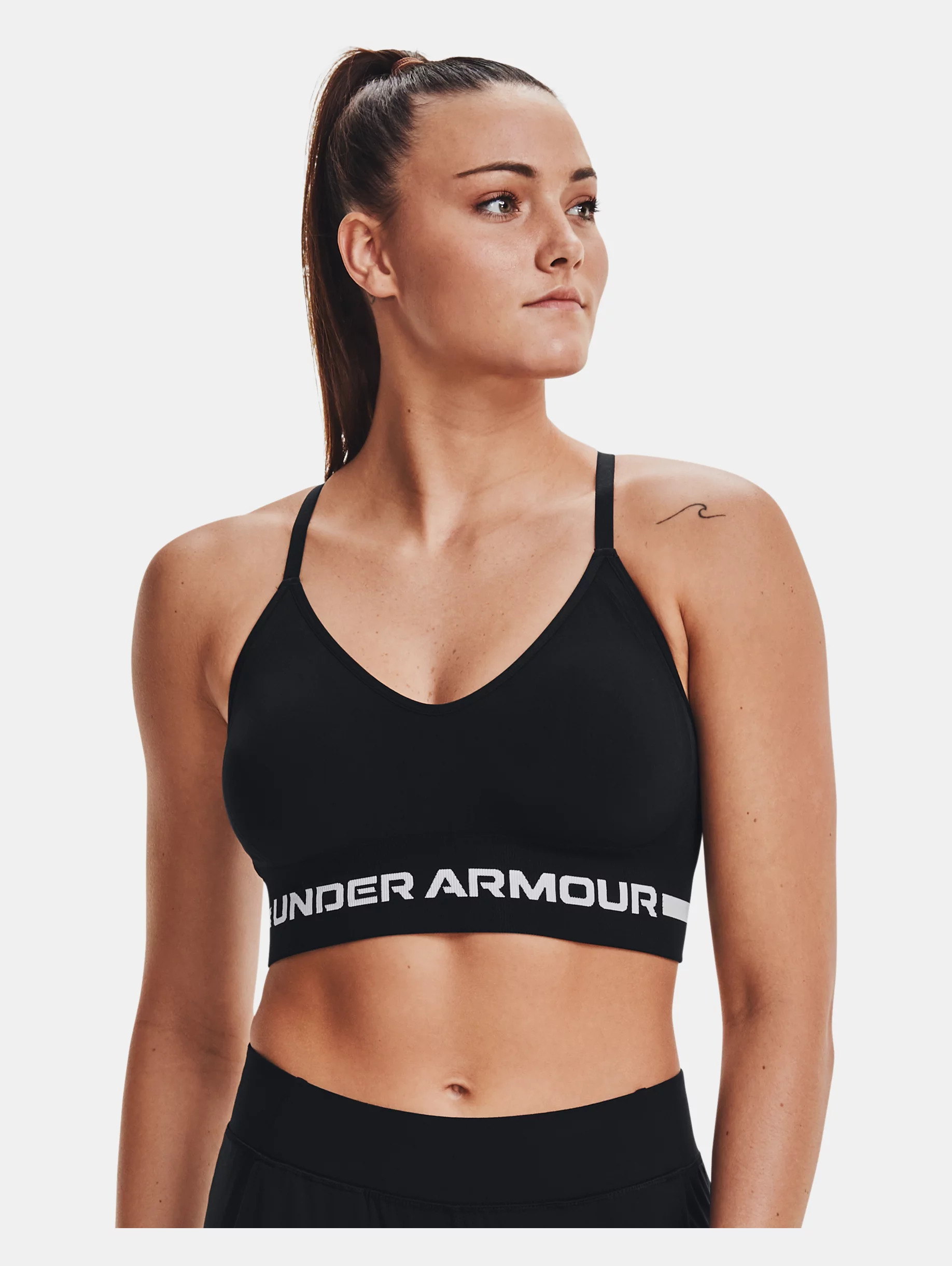 Women's UA Seamless Low Long Sports Bra - 7