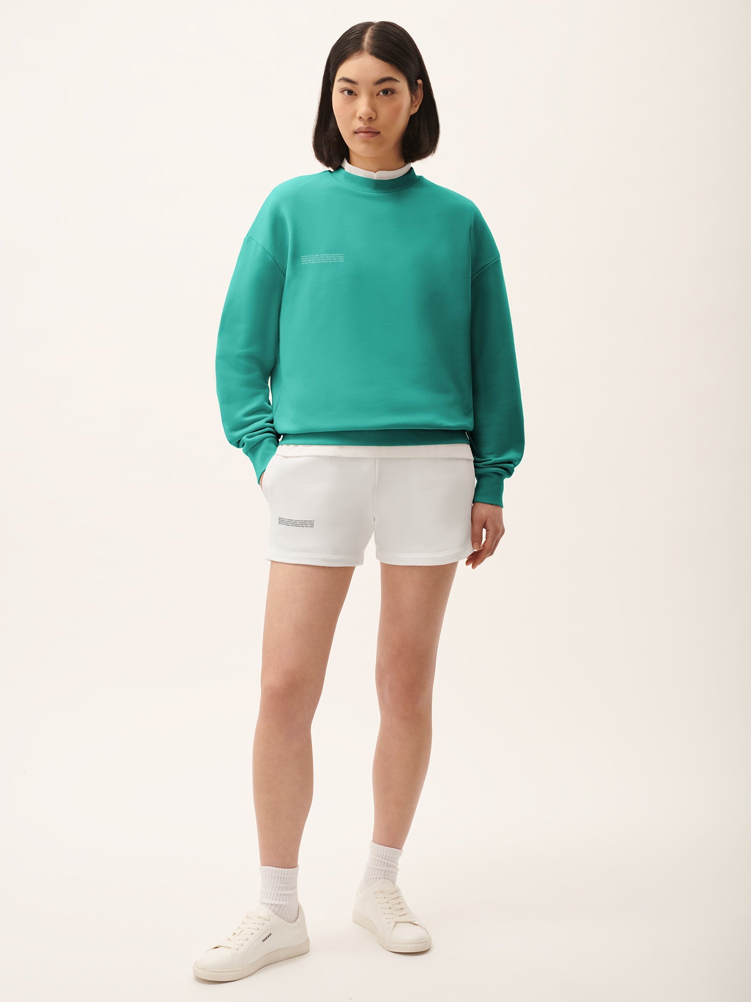 Womens 365 Midweight Sweatshirt - Malachite Green - 5