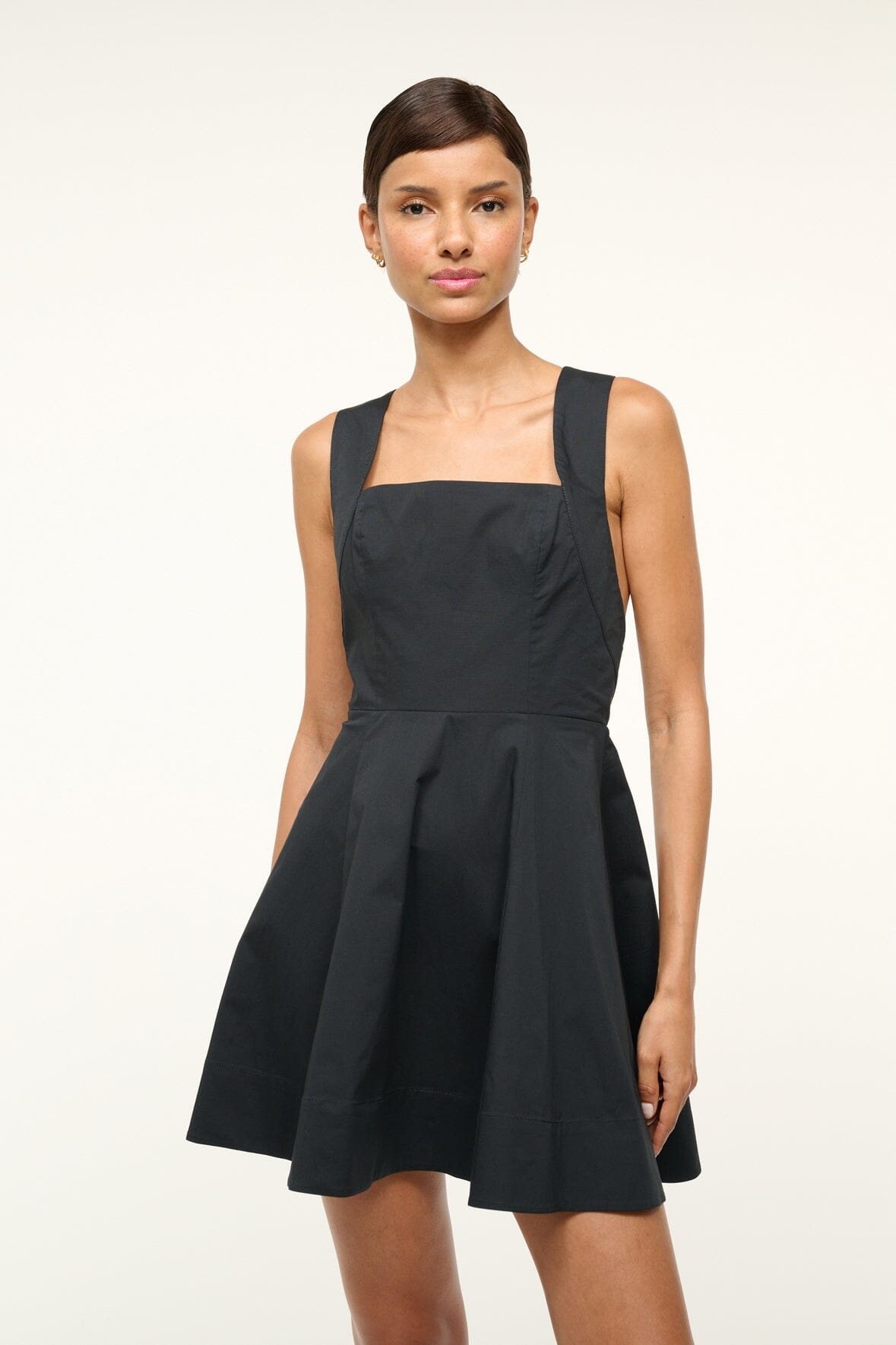 STAUD MINI TERESA DRESS BLACK - 3