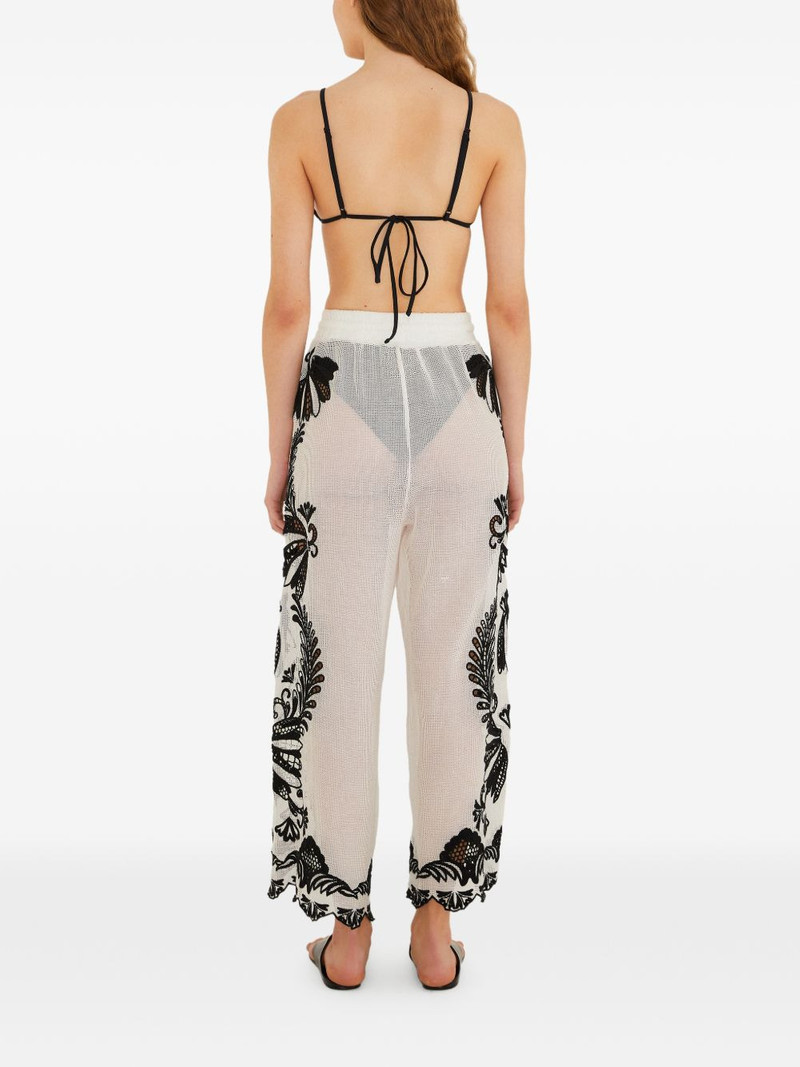 drawstring floral trousers 3