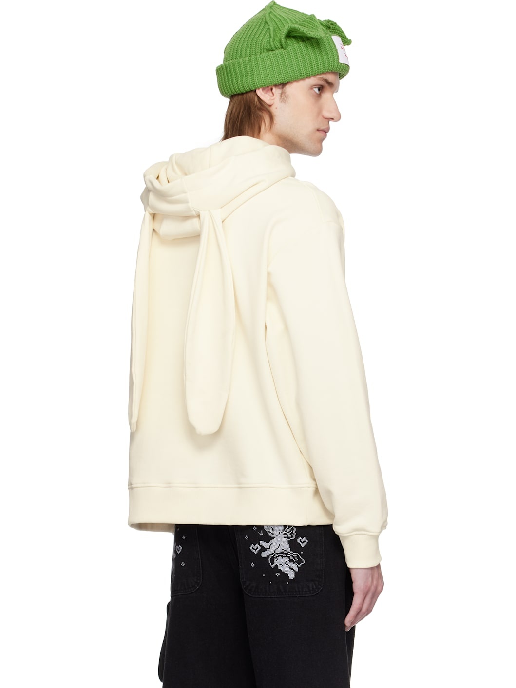 Off-White Patch Rabbit Ears Hoodie - 3