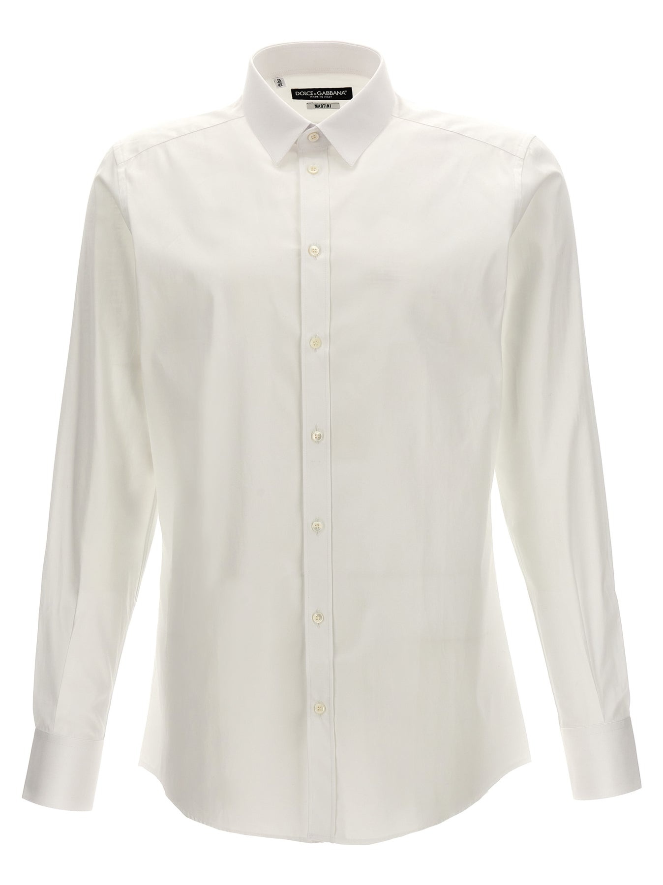 Logo Embroidery Shirt Shirt, Blouse White - 1