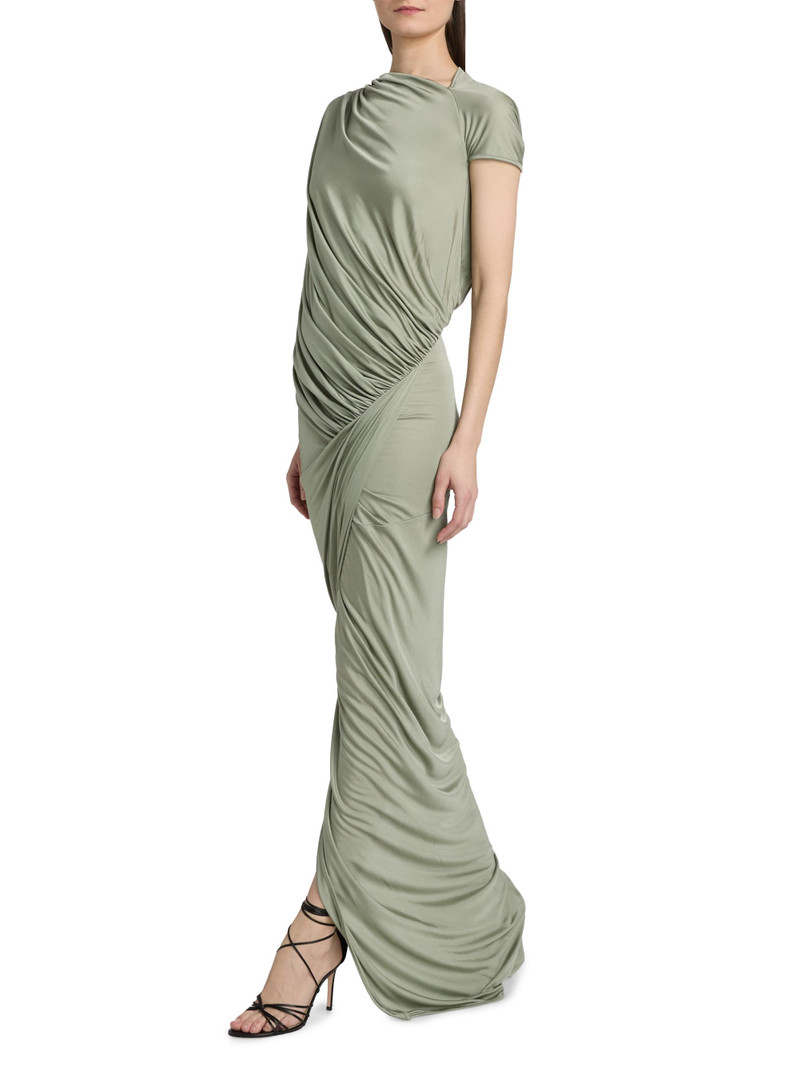 Women's Ares Draped Gown - Jade 4