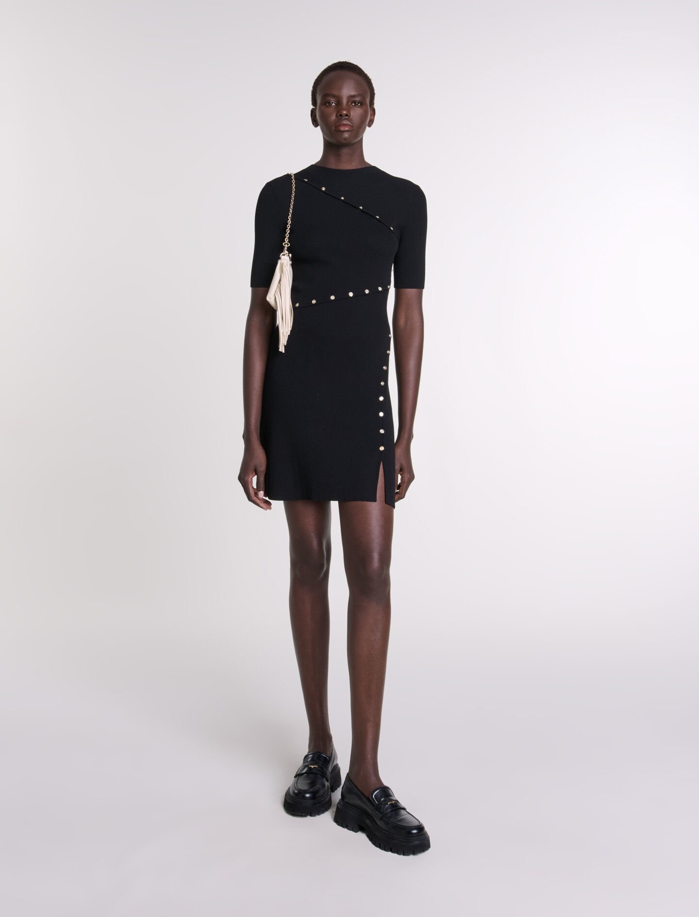 Dress in ribbed knit - 2