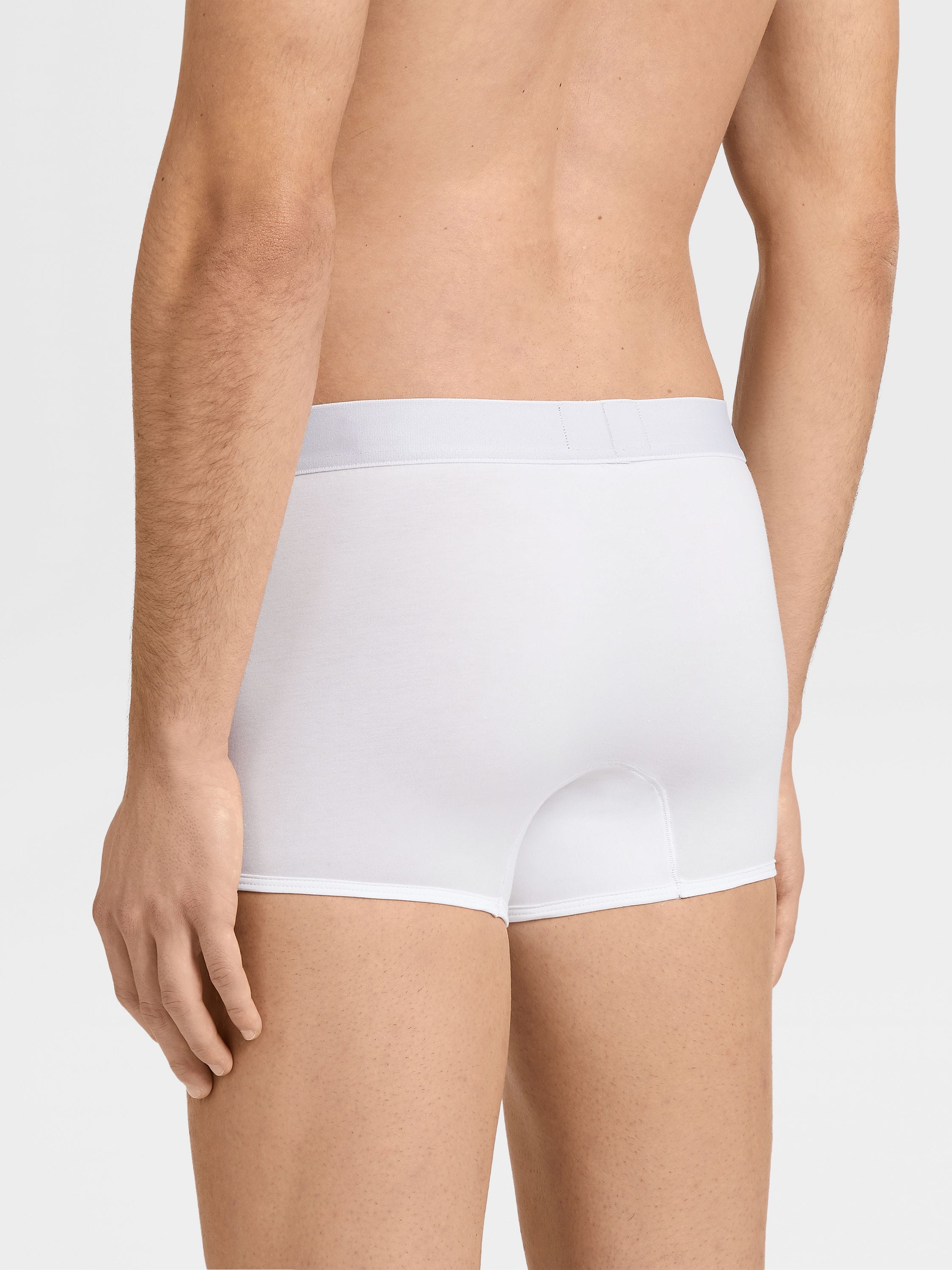 WHITE COTTON TRUNKS - 3