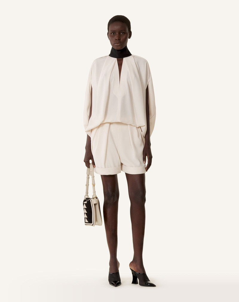 Lanvin CREPE PLEATED SHORTS outlook