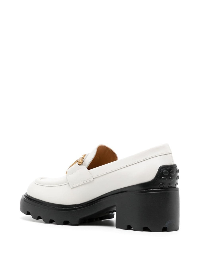 65mm logo-plaque leather loafers 3
