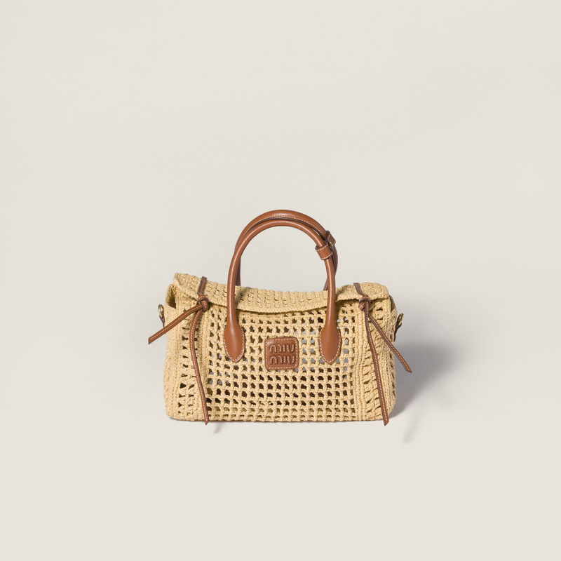 Raffia handbag 1