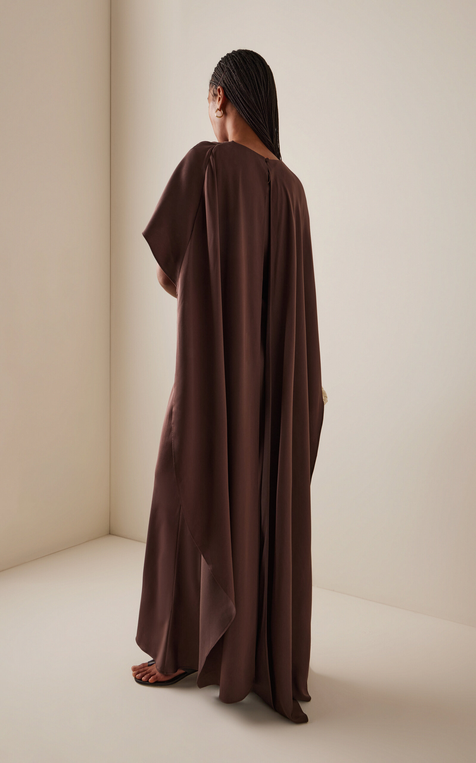 Izel Cape Gown brown - 4